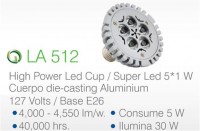 LAMPARA E26 /5.1 WATTS HIGH POWER